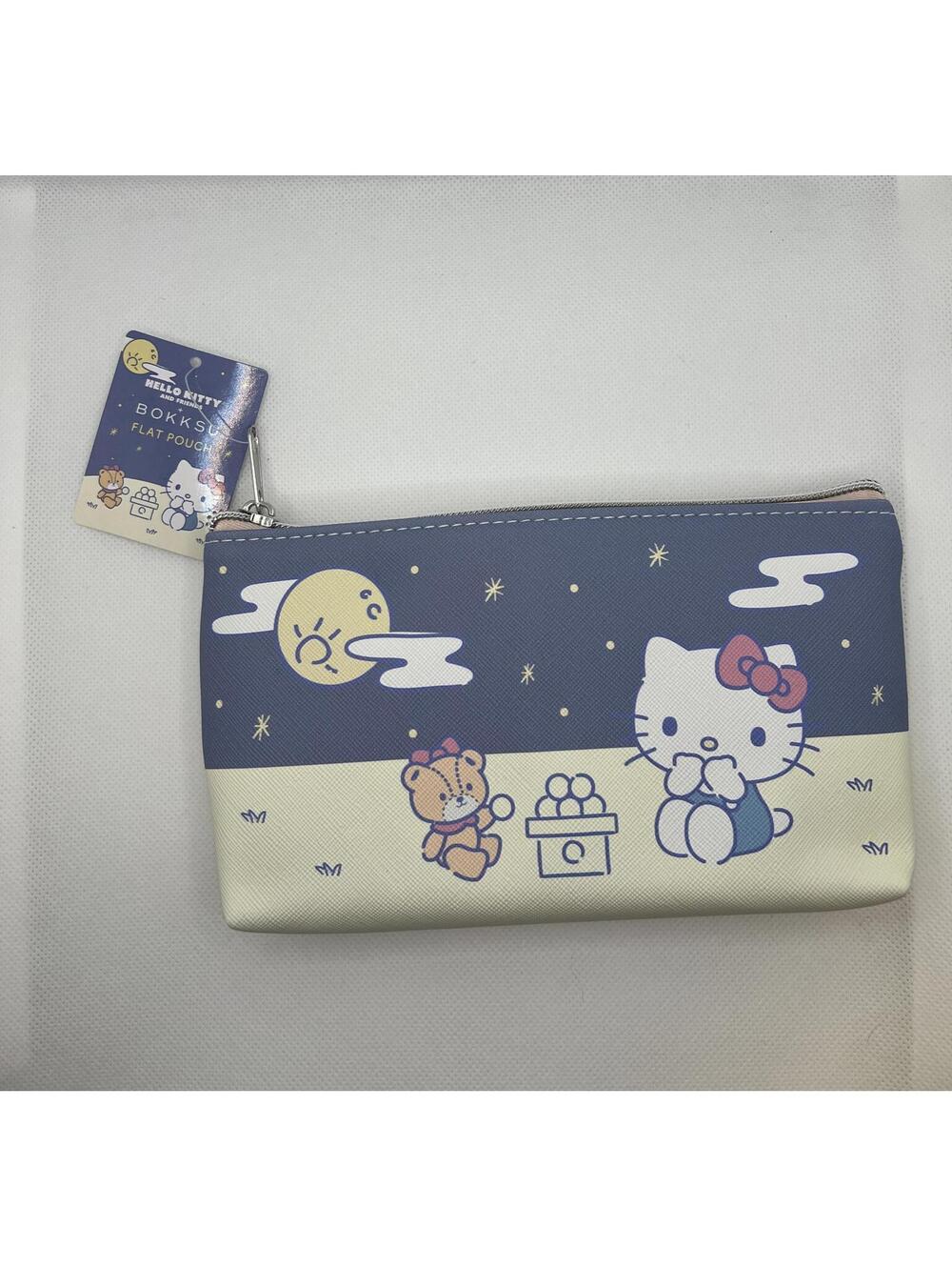 Hello Kitty Bokksu Flat Pouch Cosmetic Bag